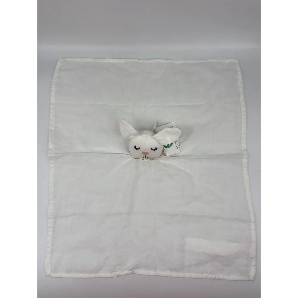 NWT‎ Carter's Little Planet Lovey Baby Organic Cotton Bunny Muslin Plush Blanket